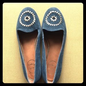 Jack Rogers Rebecca Suède Flat, size 8.5